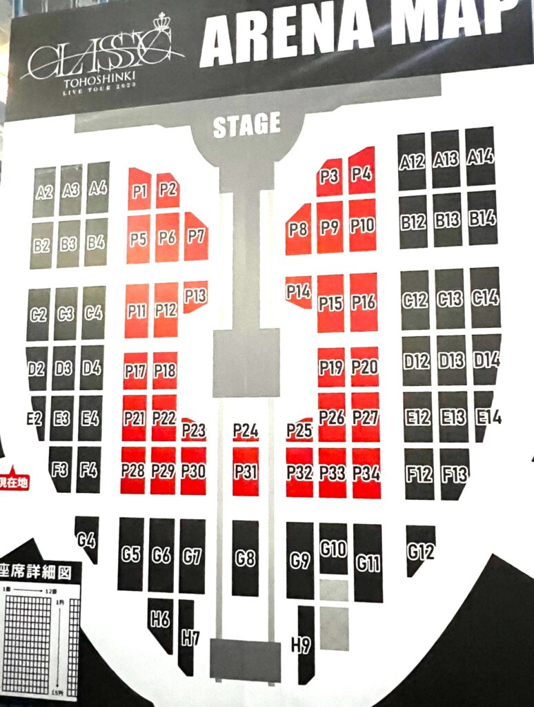 4/1東方神起 東京ドーム アリーナC4　P席★センステ近め1枚